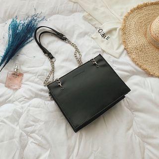 Chain Plain Shoulder Bag