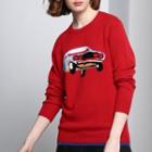 Car Print Sweater