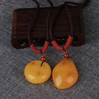 Beeswax Pendant Necklace