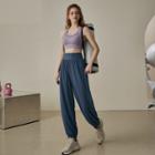 Cutout Waist Sweatpants