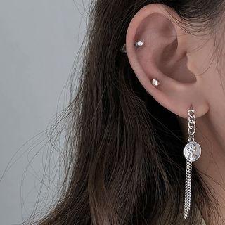 Coin Fringed Earring