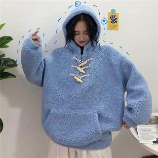 Furry Toggle Hoodie