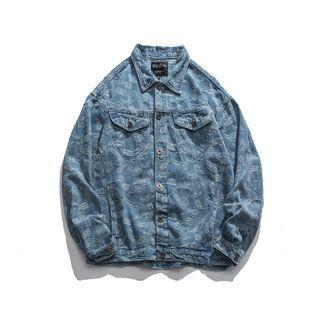 Patterned Denim Jacket