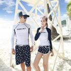 Printed Couple Swimsuit