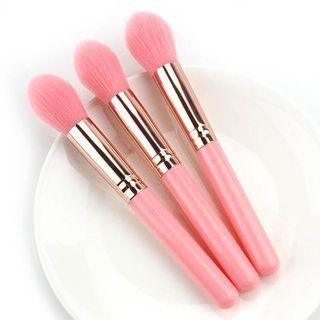 Blush Brush Opp Pocket - Highlighter Brush - Gold & Pink - One Size