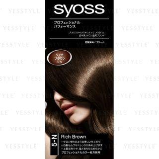 Schwarzkopf - Syoss Hair Color (#5n Rich Brown) 1 Set