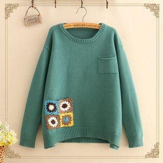 Crochet Pocket Sweater