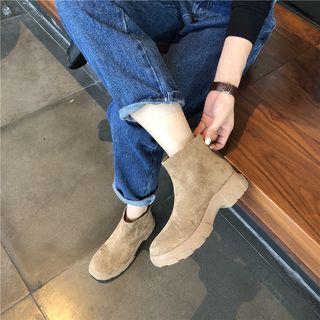 Faux Suede Booties