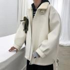 Fleece-lined Plain Jacket