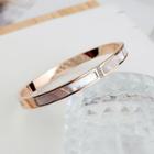Stainless Steel Shell Bangle S6094 - Bracelet - One Size