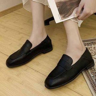 Block Heel Loafers / Block Heel Lace-up Shoes