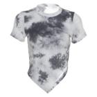 Tie-dyed Short-sleeve Crop Top