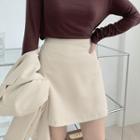 Formal A-line Miniskirt