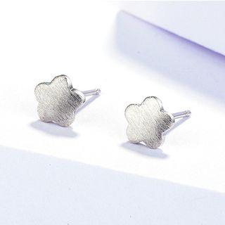 925 Sterling Silver Flower Earring As Shown In Figure - One Size