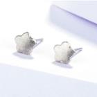 925 Sterling Silver Flower Earring As Shown In Figure - One Size