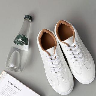 Couple Matching Lace-up Platform Sneakers