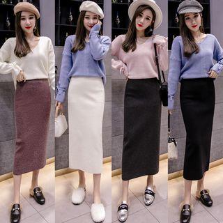 High-waist Slim Fit Skirt