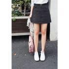 A-line Mini Cotton Skirt