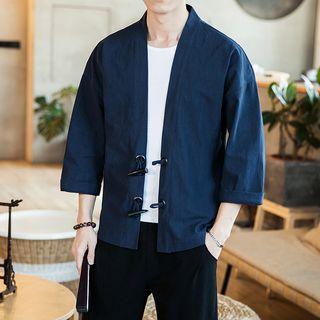 3/4-sleeve Toggle Jacket