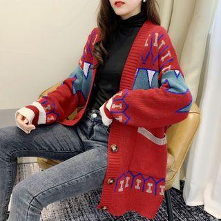 Patterned Cardigan / Undershorts