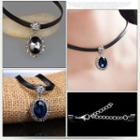Gemstone Pendant Choker
