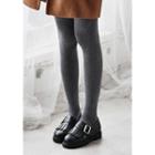 Round-toe Fringed Buckled Loafers