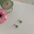 Disc Pendant Earring / Clip-on Earring