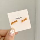 Alloy Bow Earring 1 Pair - Earrings - One Size