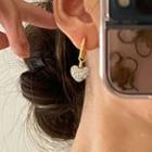 Heart Rhinestone Dangle Earring (various Designs)