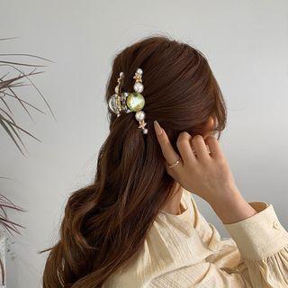 Star Acrylic Faux Pearl Hair Clamp