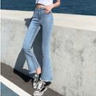 Mid Rise Crop Bootcut Jeans
