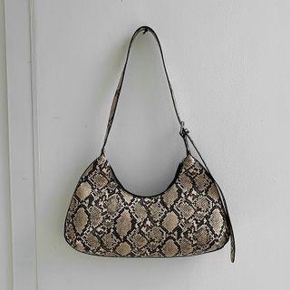 Python Hobo Shoulder Bag Leopard - One Size