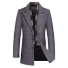 Removeable Scarf Slim-fit Woolen Coat