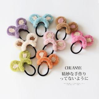 Chenille Bear Ear Hair Tie