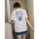 Logo-printed Cotton T-shirt (white)