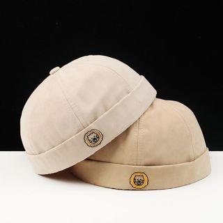 Cartoon Embroidered Brimless Cap