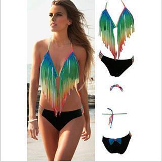 Fringed Bikini Set