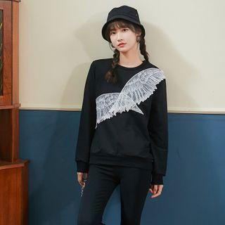 Wing Applique Pullover