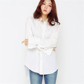 Studded-detail Long Shirt