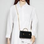 Croc Grain Waist Bag