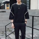 Set: 3/4-sleeve T-shirt + Sweatpants
