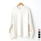 Turn-up Hem Knit Top