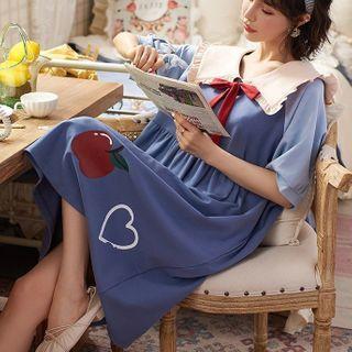Short-sleeve Loungewear Dress