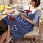 Short-sleeve Loungewear Dress