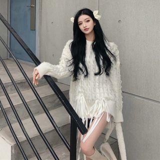 Bow Beaded Sweater