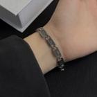 Geometric Cutout Panel Bracelet Bracelet - One Size