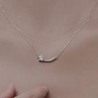 925 Sterling Silver Star Pendant Necklace Star Necklace - One Size