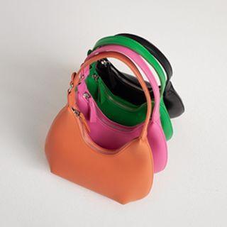 Zipped Colored Hobo Bag