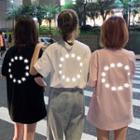 Elbow-sleeve Reflexive Star T-shirt