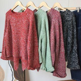 Slit-back Sweater